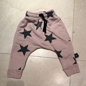nununu Black Star Pattern Kids Joggers